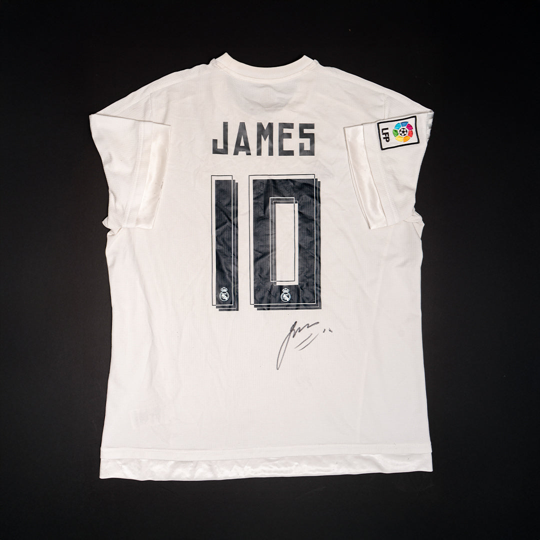 Jersey Firmado James Rodriguez - Real Madrid
